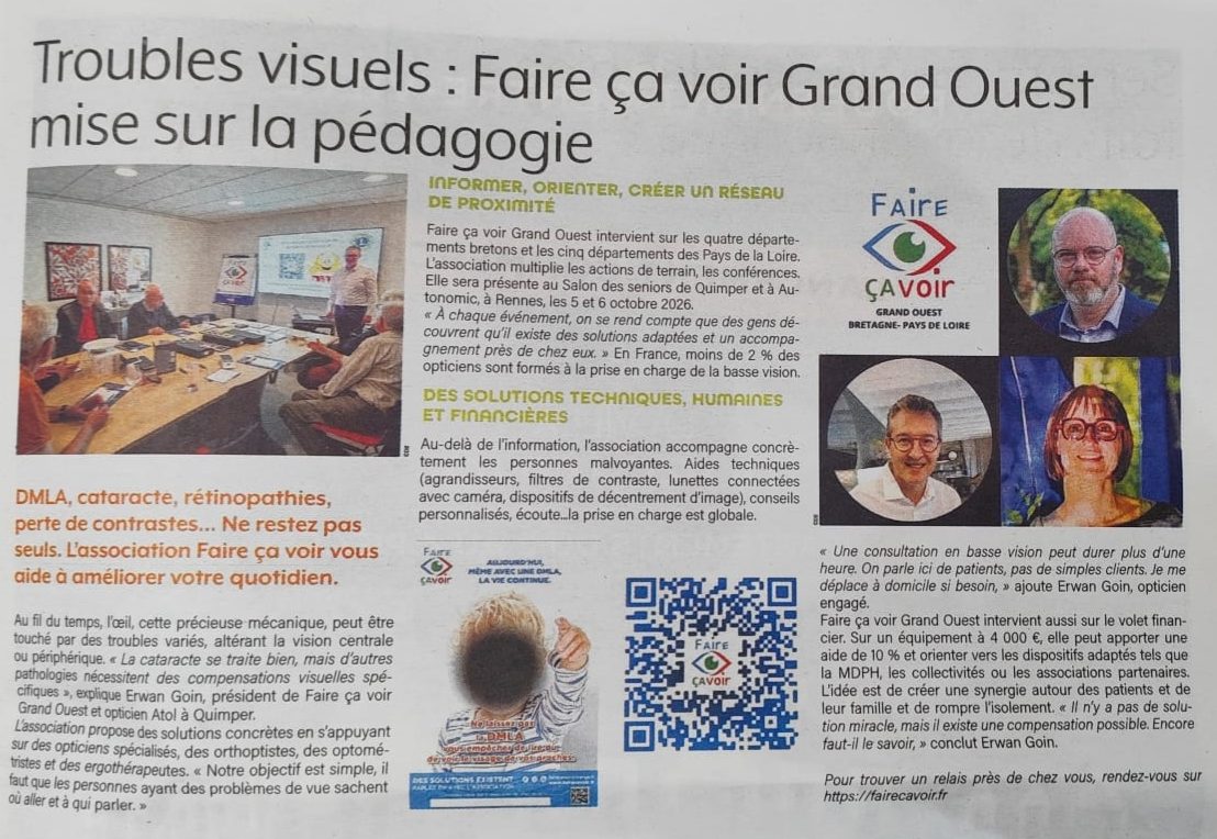 L'association Faire ça Voir va équiper 100 enfants dyslexiques