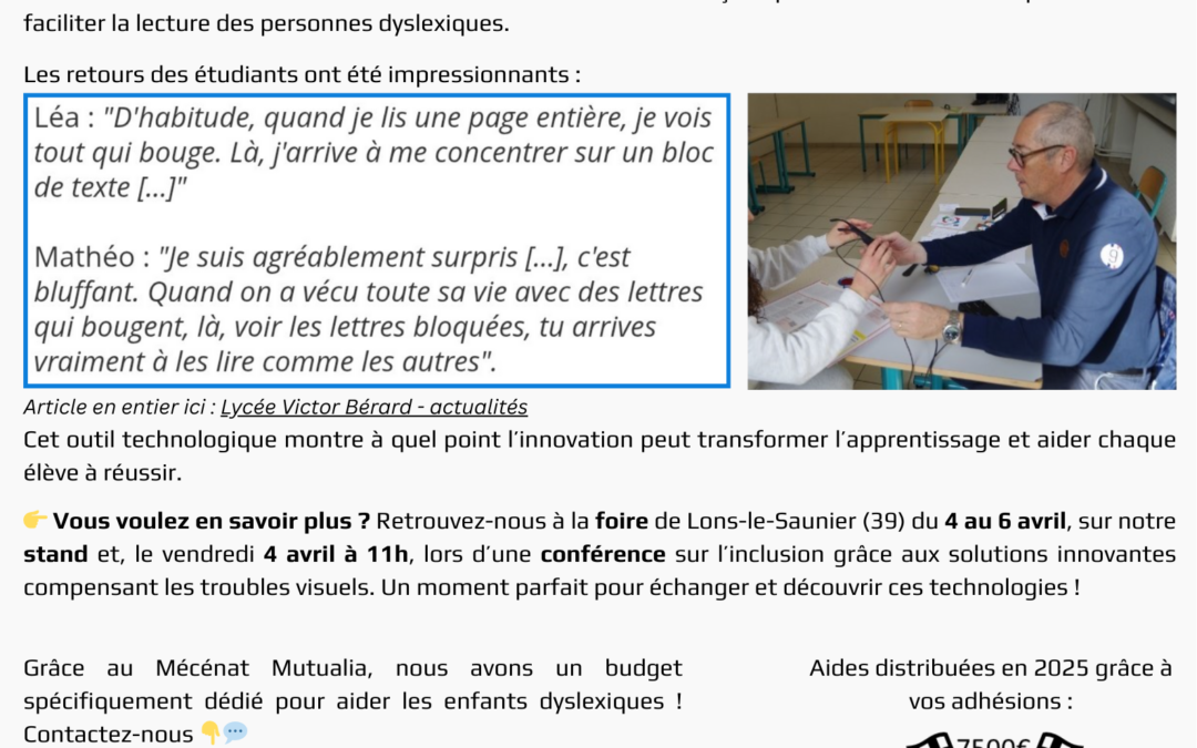 Newsletter Mars 2025