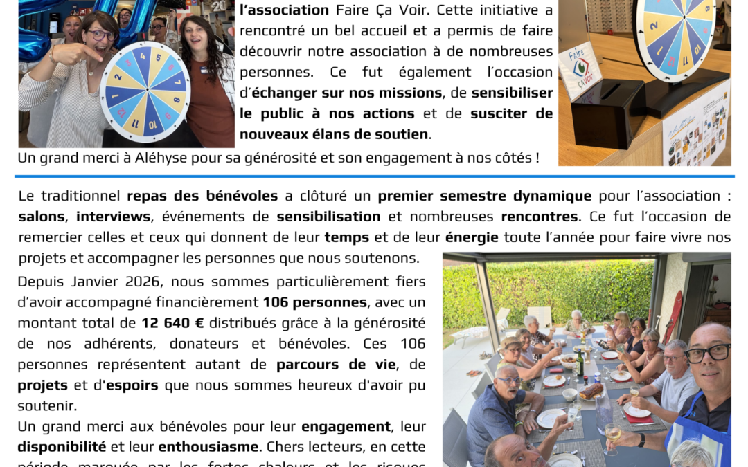 Newsletter Juillet 2026